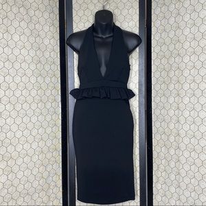 Nikki Black Racerback Midi Dress